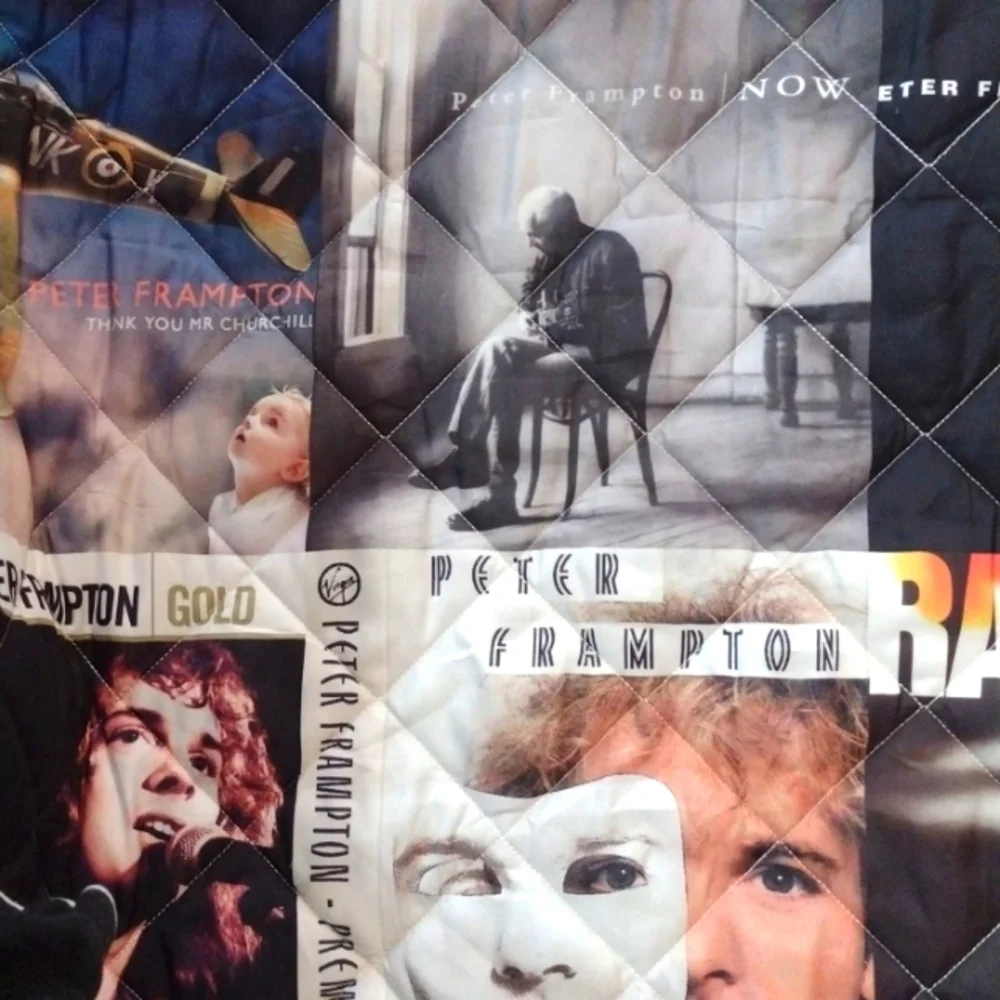 New Peter Frampton Full Size quilted bedspread Handmade Blanket